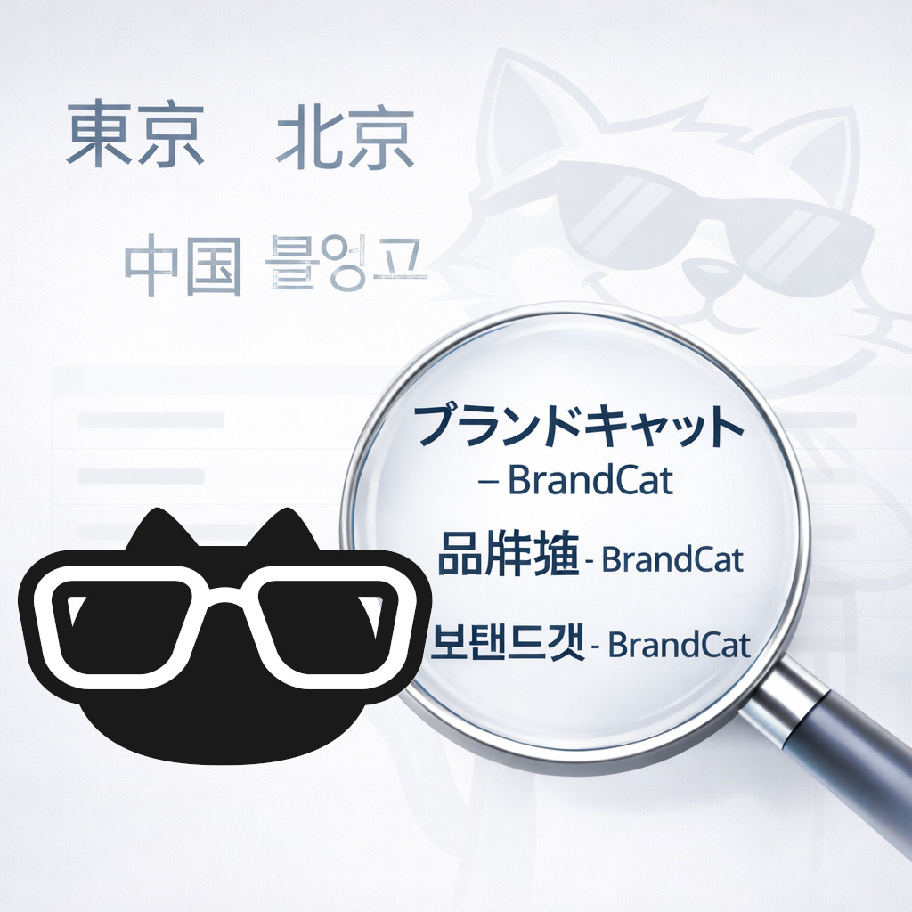 BrandCat Adds Asian Trademark Translations and Flexible Trademark Name Filters