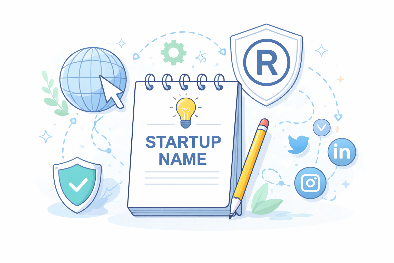 Choosing a Startup Name: Domains, Trademarks, and Social Handles Explained